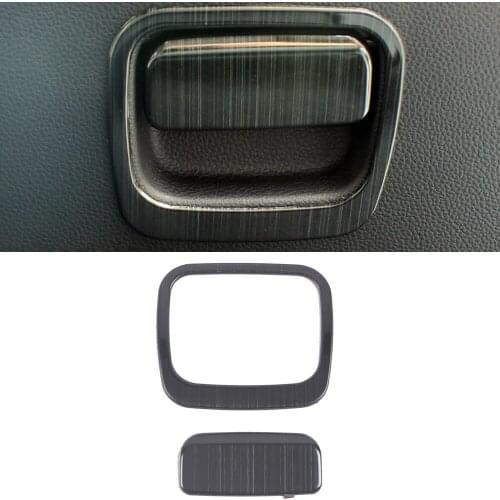 Car Accessories for Honda Fit Jazz GR 2020 2021 Stainless Steel Interior Glove Box Handle Cover Trim 2pcs