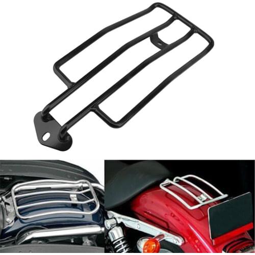 Motorcycle 18CM 28CM Sissy Bar Luggage Rack Support Shelf Frame For Harley Sportster Iron XL883 XL1200 X48 Custom Roadster