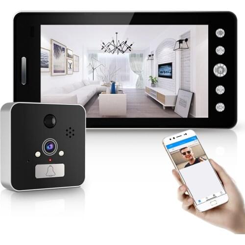 4.3 Inch 960P/5 Inch 1080P Wireless WIFI Doorbell Long Time Standby Video Door Phone