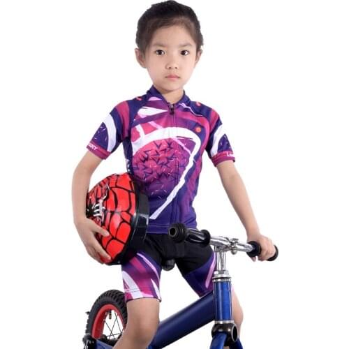 Quick Drying Bicycle Clothing Children Summer Short Sleeve Bike Jersey Set Baby Mtb Ciclismo Riding Sportswear Kids Cycling Kit