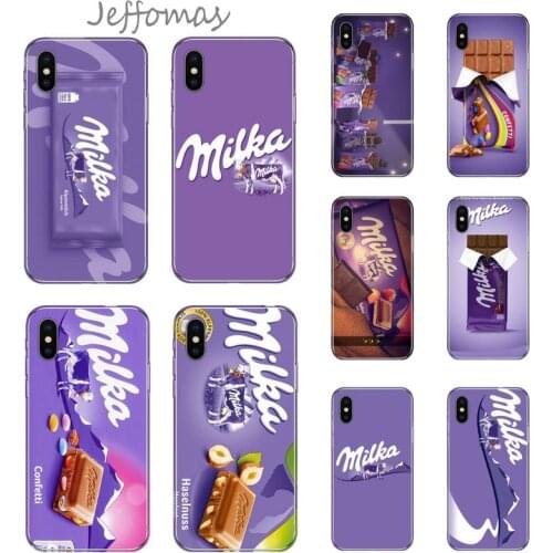 Chocolate Milka Phone Case For iphone 4 4s 5 5s 5c se 6 6s 7 8 plus x xs xr 11 pro max