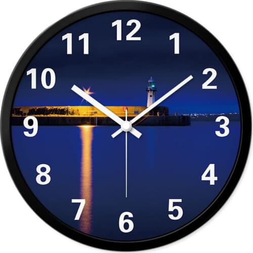 Living room clocks home art wall clock personality creative Nordic bedroom mute wall clock