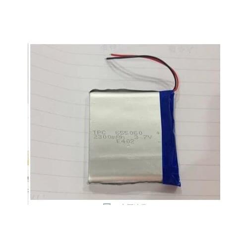 3.7V polymer lithium battery 655060 mobile power supply learning machine MP4 MP5 large capacity battery Rechargeable Li-ion Cell