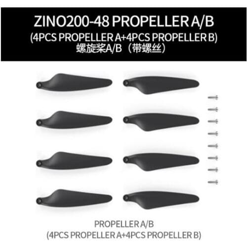 Hubsan Zino 2 Zino2 RC Drone Quadcopter Spare Parts ZINO200-29 / ZINO200-30 ZINO200-48 Propeller Blade
