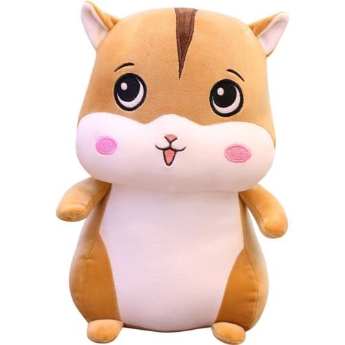 Lovely Little Lovely Hamster Mouse Plush Dolls Stuffed Cartoon Animal Rat Warmly Hand Pillow Kids Toys For Girls Birthday Gift