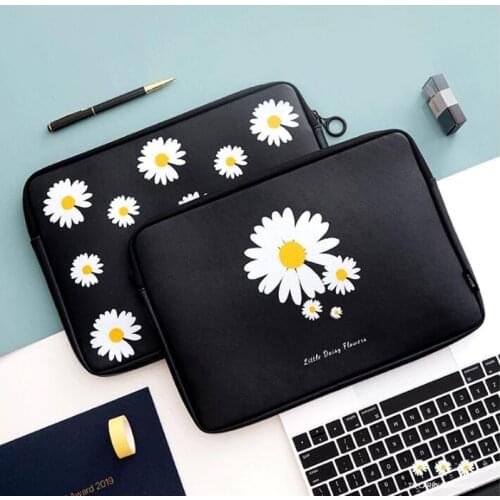 Promotion 2pcs* Multifunctional A4 Faux Leather Document Organizer Bag Fashion Daisy Office Manager Bag File Folder