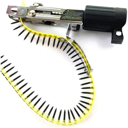 Automatic Multifunctional Handheld Electric Drill Nozzle Adapter Nail Exit Bracket and Chain Nails Kit Household Tools Set