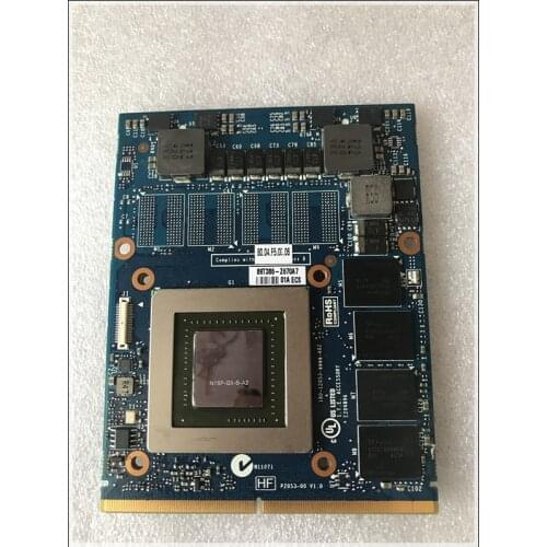 CN-0J0M0K N15P-GX-B-A2 GTX860M GTX 860M MXM 3.0 DDR5 2GB Video Graphics Card For DELL M17X R5 M18X R3 laptop