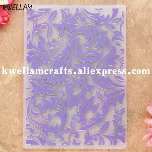 Leaves Plastic Embossing Folder For Scrapbook DIY Album Card Tool Plastic Template Embossing Tool KW9112502
