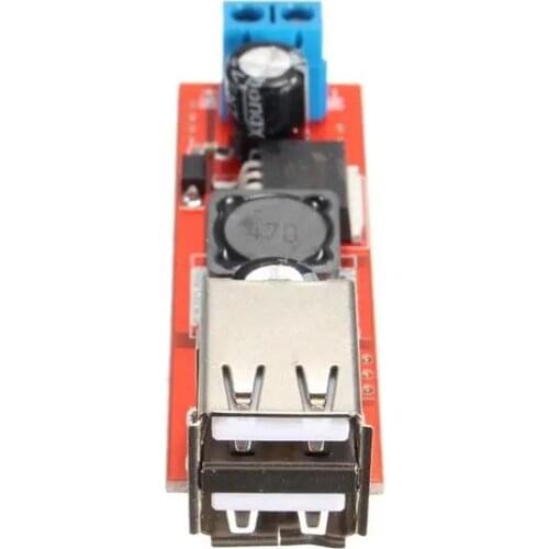 Dual USB 9V/12V/24V/36V to 5V Converter DC-DC 3A Step Down Power Module