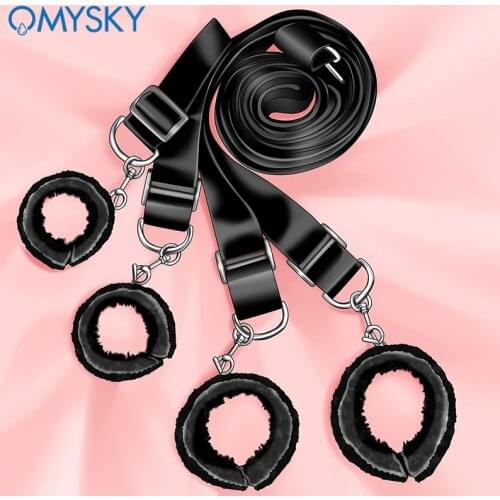 Omysky Sex Handcuffs BDSM Bondage Sex shop Lingerie Set Adult Sexy Hot Erotic Costumes For Sex Restraints Sex Toys for Couples