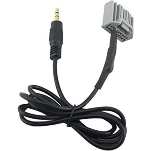 ForHonda CRV -Civic Crider 3.5mm AUX Harness Connector Stereo Audio Cable Wire Line For IPOD/MP3