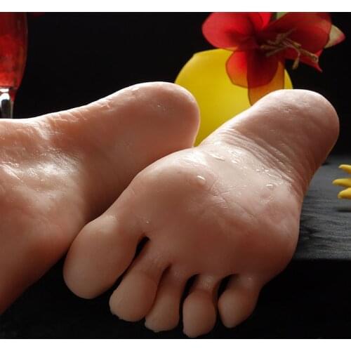 Foot Model Silicone Female Socks Fake Nail Display Tarsel Bone Ankle Rubber Male Plastic Mannequin Dummy Human Medical 3703