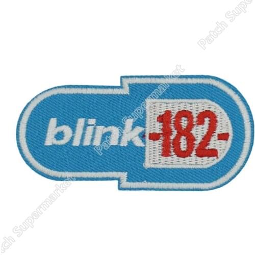 Blue Heavy Metal Band Music Iron On/Sew On Patch Tshirt TRANSFER MOTIF APPLIQUE Rock Punk Badge