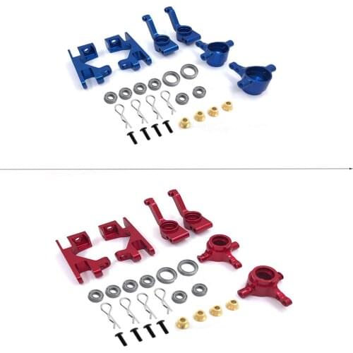 Alloy Steering Blocks C-Hub Arm Upgrade For 1/10 Traxxas Slash 5807 4x4 Rustler