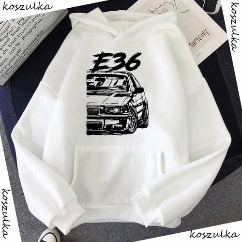 2020 Autumn Winter E36 Car Hoodies Fashion Mens Stylish Unique Design Hooded Men Sweatshirts Hoody Man Green Harajuku Hoodie