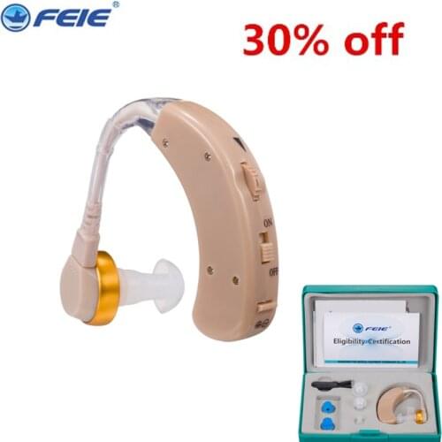 FEIE ear amplifier aparat analog hook hearing aid aids the ear listens S-520 adjustable tone Sound Enhancer Medical Equipment