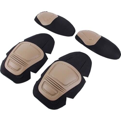 Military Tactical Knee Pads Outdoor Frog Elbow Support Paintball Airsoft Knee Pad Interpolated Knee Protector