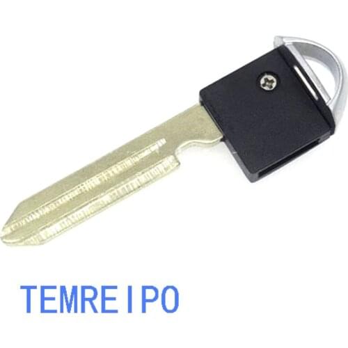 10pcs/lot Remote Smart Prox Emergency Insert Fob Uncut Blade Insert Car Key For Nissan Infiniti