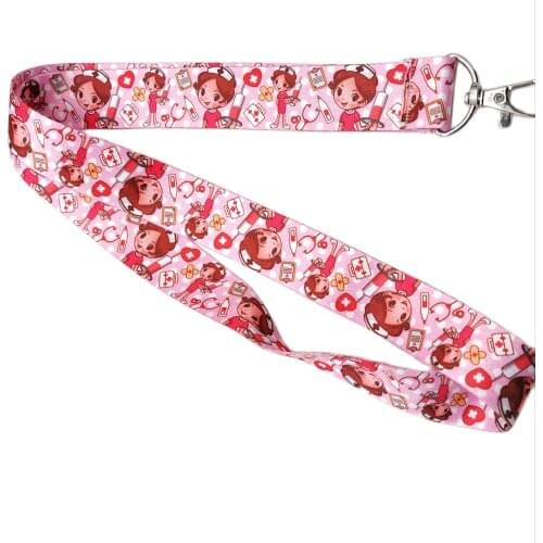 More style 10 pcs Lanyard for Keys Mobile Phone Neck Straps Cartoon Keychains