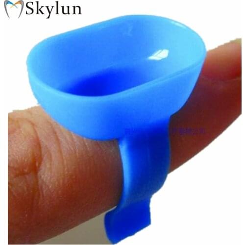 100PCS dental disposable ring bowl Dental Mixing Bowl transfer agents transfer glue to use, easy to use SL508
