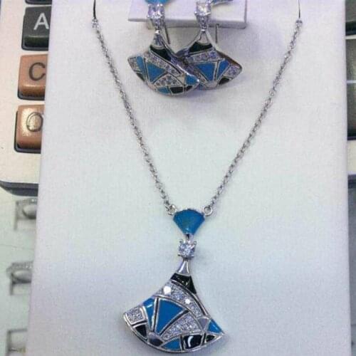 Cp254 Luxury Designer Fashion shinning European style Jewelry leaves flower shaped pd