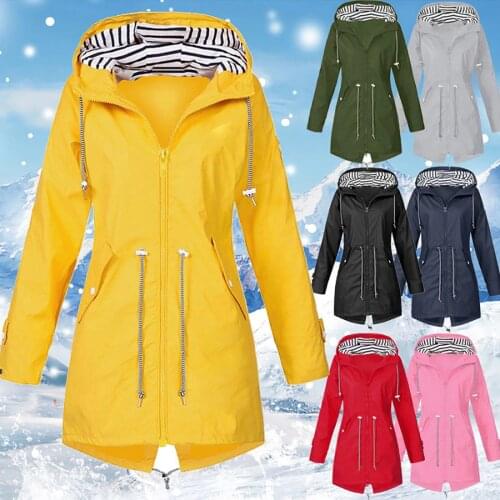 New 2021 Women Raincoat Transition Jacket SunsetAutumn Winter Rain Coat Hiking Jacket Outdoor Camping Jacket Coat Sport Clothing