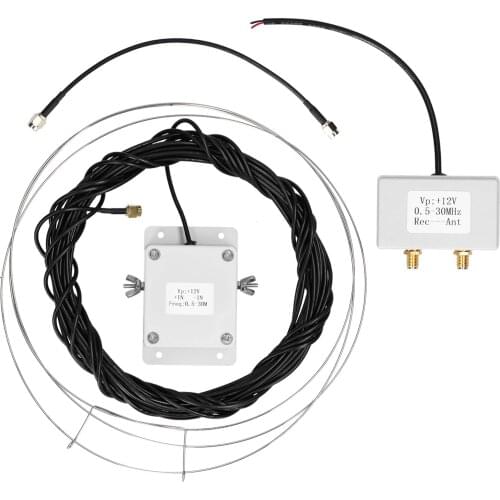 MLA-30+ (plus) SDR Loop Antenna Active Receive Antennas Low Noise Medium Short Waves Antenna with 0.5-30 MHz Frequency