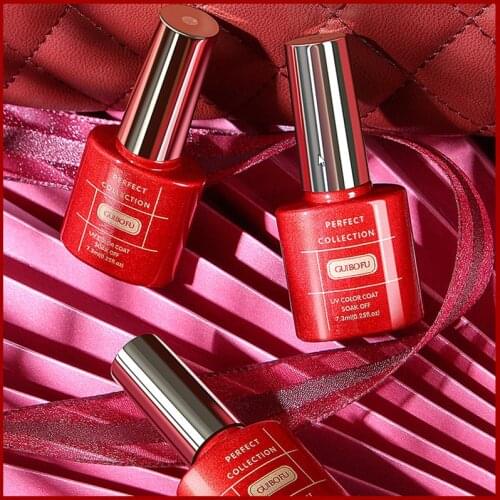 Nail Gel 73 Colors 7ml Gel Nail Polish Soak Off UV LED Gel Varnish Holographics Shining Nagel Kunst Gellack