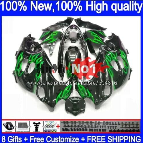 Body For SUZUKI KATANA GSXF 600 750 GSXF600 98 99 00 2001 2002 Green Sale 12MC.122 GSX600F GSXF750 1998 1999 2000 01 02 Fairing