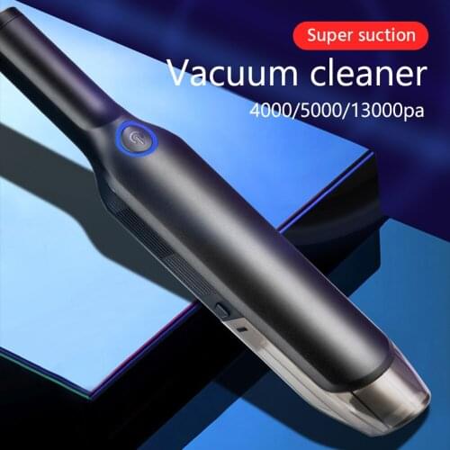 Powerful Handheld Car Home Vacuum Handheld Wireless Vacuum Cleaner 12V/ USB Rechargeable Portable Vacuum Cleaner