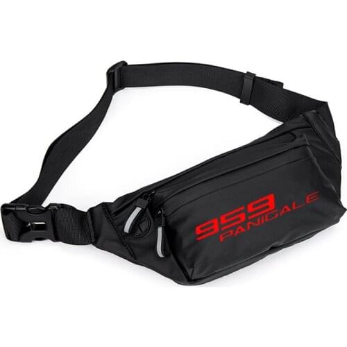 For Ducati 959 Panigale Men Waist Pack Belt Hip Bum Slant back bag Chest Bag Male Motorcycle Riding Antitheft Purse