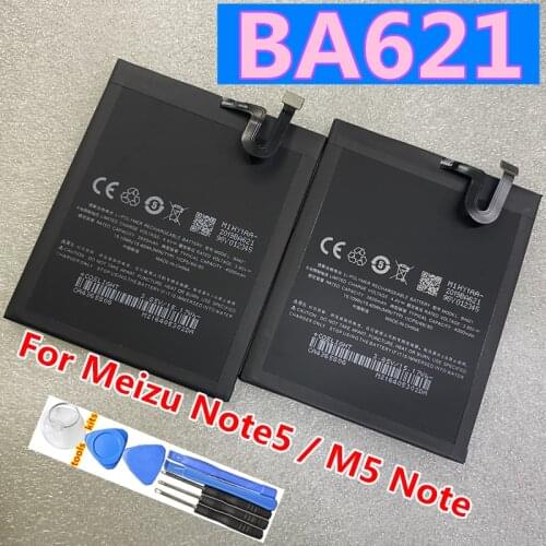 NEW Original MEIZU BA621 Battery For Meizu Note5 / M5 Note M621N/M621Q/M621H Mobile Phone +Tracking Number