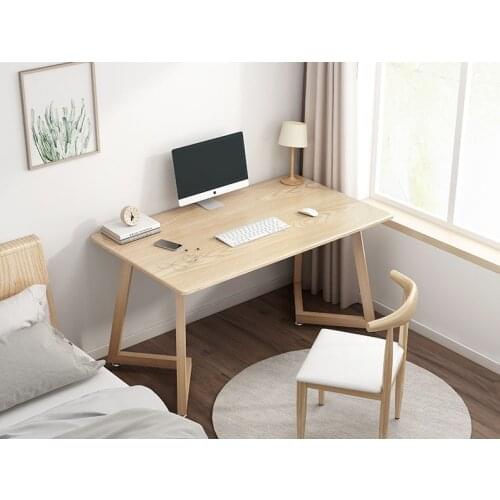 Desktop computer desk home imitation solid wood desk bedroom desk simple modern writing desk study desk
