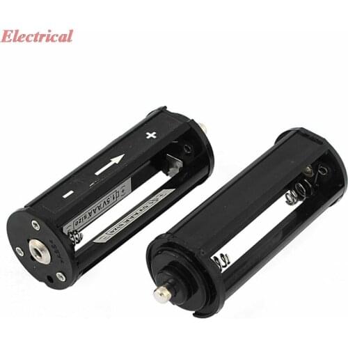 Plastic Cylinder Shaped 3 x 1.5V AAA Battery Holder Box Case Storage