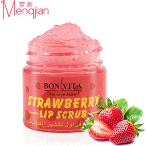Plant Essence Strawberry Cucumber Lip Mask Exfoliator Lip Balm Moisturizer Nourish Lip Plumper Enhancer Vitamin Skin Care