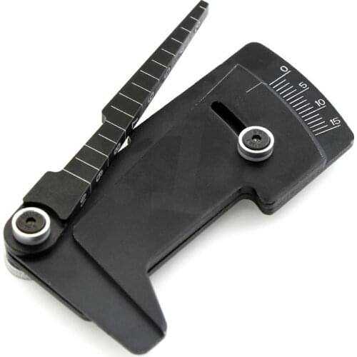 FALCON CNC Adjustable Ruler Adjusting RC car Height & Wheel Rim Camber 15 Degrees Tools For 1/10 1/8 Scale Models Tamiya HSP