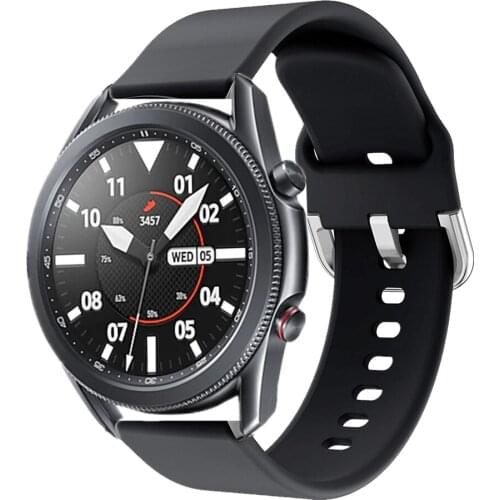 Galaxy Watch 3 Band for Samsung Galaxy Watch 41mm 42mm 45mm 46mm Bands 20mm 22mm Soft Silicone Strap Active 2 40mm 44mm Bracelet