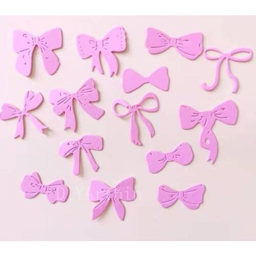 Bow Metal Cutting Dies Cutter Stencils Scrapbooking Decorative Embossing Photo Album Decor Card Making DIY Crafts Dies