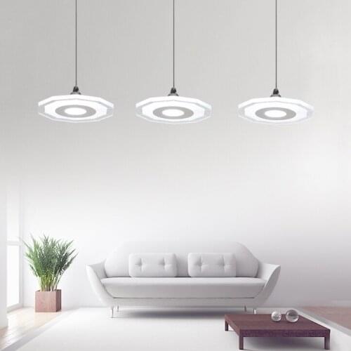 Modern Minimalist Restaurant Pendant Lamp Three Led Fashion Dining Room Personalized Corridor Lighting deco chambre