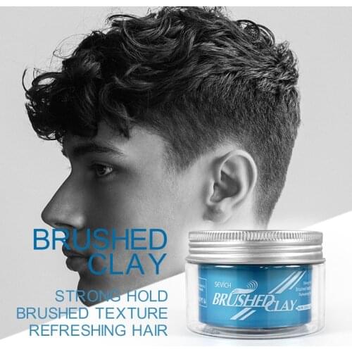 Sevich Strong Hold Refreshing Hair Clay 100g Hair Bushed Clay Hair Styling Products Fashion Brushed Texture Clay For Hair Style