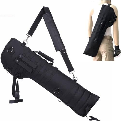 Tactical Rifle Shotgun Scabbard Holster Rifle Long Gun Bag Nylon Outdoor Fishing Hunting Airsoft Paintball Shooting Army Gun Bag