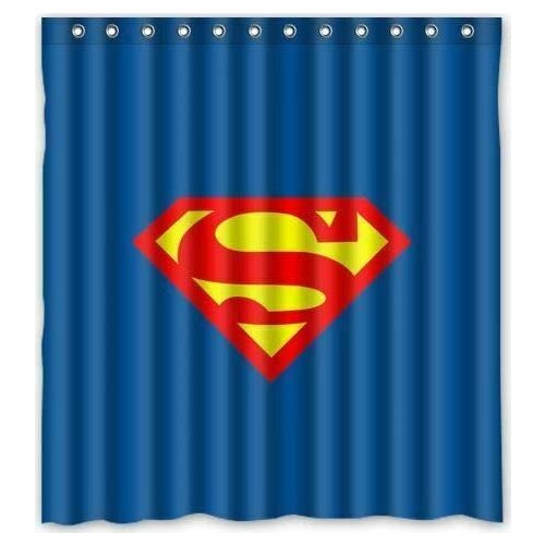 Cartoon shower curtain Bathroom shower curtain durable fabric accessories creative with 12 hooks 180X180CM