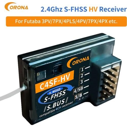 CORONA C4SF 2.4G tuner futaba receiver SBUS 3PV 4PLS 4PV 7PX 4PX splashproof
