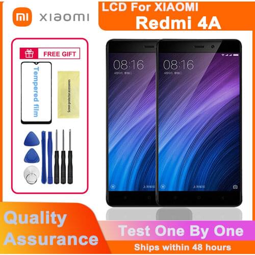 100% tested 5.0" Original LCD For XIAOMI Redmi 4A LCD Display with Frame For XIAOMI Redmi 4A LCD touch screen digitizer assembly