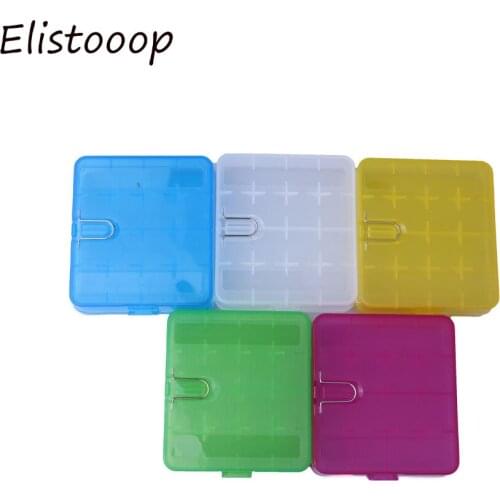 1 pc Battery Case Holder Storage Plastic Box Cover For AA And AAA Battery Box Container Bag Case Organizer Box Case