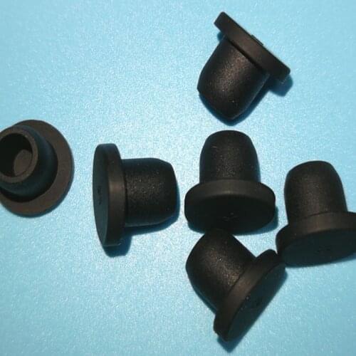 10mm-29mm Black Silicone Rubber Snap-on Plugs Hole Caps Gasket Blanking End Caps Seal Stopper Dustdrop Plugs