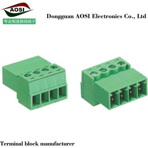 10pcs Pitch 3.81mm ECSH-381V Pin 2P 3P 4P Screw Plug-in PCB Terminal Block female Pluggable Connector YC330