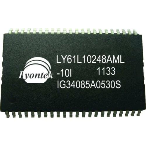 5pcs New Original LY61L10248AML-10I 8M High Speed SRAM 1M x 8 TSOPII(44) 10ns 2.7 to 3.6V -40 ~ 85°C
