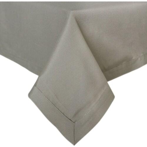 Free Shipping 60"*84" Poly/Cotton Solid Color Canvas Fabric Grey Table Cloth Hotel Line P4516